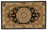 Nourison Nourison 2000 2233 Persian Handmade Tufted Indoor Area Rug Black 2'6" x 4'3" 99446532398