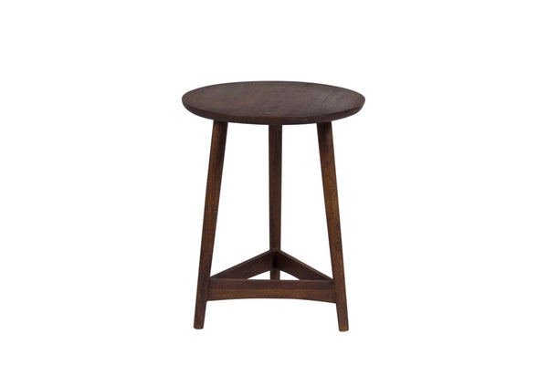 Porter Designs Baja Solid Mango Wood Transitional End Table Brown 05-108-08-9565