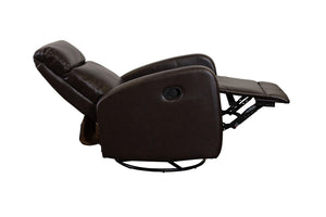 Porter Designs Marshall Swivel Transitional Recliner Brown 03-201C-13-2281