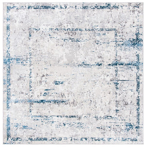 Amelia 207 Transitional Power Loomed 50% Polypropylene + 50% Polyester Rug Grey / Blue