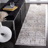 Amelia 239 Transitional Power Loomed 50% Polypropylene + 50% Polyester Rug Grey / Ivory