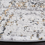 Amelia 239 Transitional Power Loomed 50% Polypropylene + 50% Polyester Rug Grey / Ivory