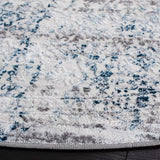 Amelia 239 Transitional Power Loomed 50% Polypropylene + 50% Polyester Rug Grey / Blue