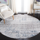 Amelia 239 Transitional Power Loomed 50% Polypropylene + 50% Polyester Rug Grey / Blue