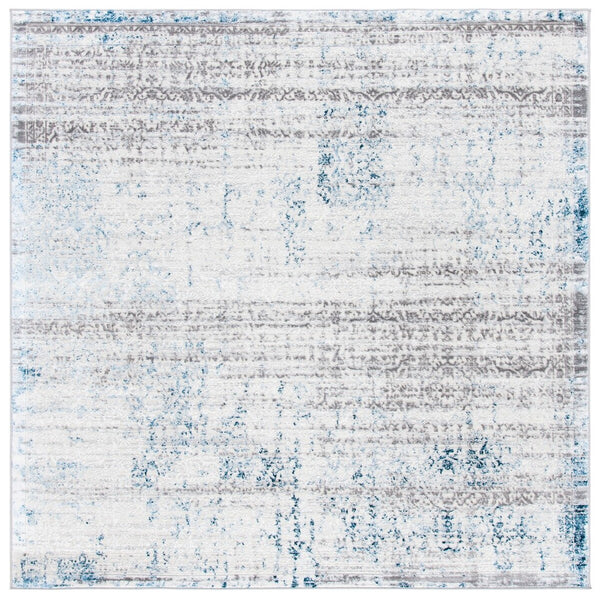 Amelia 239 Transitional Power Loomed 50% Polypropylene + 50% Polyester Rug Grey / Blue
