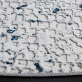 Amelia 254 Contemporary Power Loomed 50% Polypropylene + 50% Polyester Rug Grey / Blue