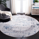 Amelia 271 Transitional Power Loomed 50% Polypropylene + 50% Polyester Rug Grey / Blue