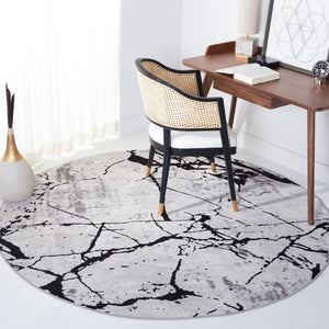 Safavieh Amelia 293 Power Loomed 50% Polypropylene/50% Polyester Contemporary Rug ALA293K-5