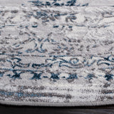 Amelia 298 Transitional Power Loomed 50% Polypropylene + 50% Polyester Rug Grey / Blue