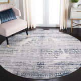 Amelia 298 Transitional Power Loomed 50% Polypropylene + 50% Polyester Rug Grey / Blue