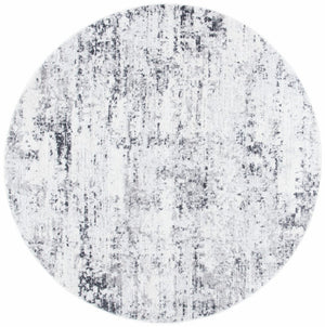 Amelia 700  Contemporary Power Loomed 75% Polypropylene 25% Shrink Polyester Rug Ivory / Grey
