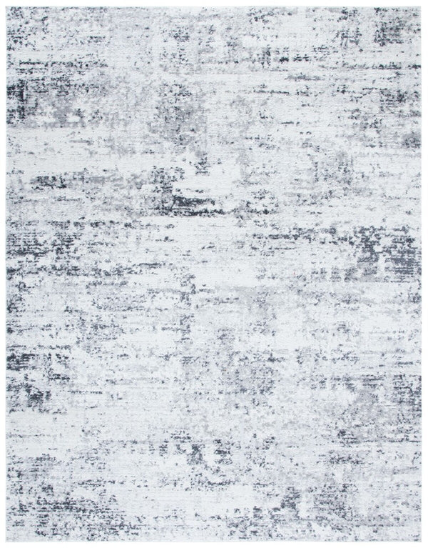 Amelia 700  Contemporary Power Loomed 75% Polypropylene 25% Shrink Polyester Rug Ivory / Grey