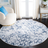 Amelia 700 Amelia 783 Contemporary Power Loomed 75% Polypropylene 25% Shrink Polyester Rug Grey / Navy