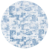 Amelia 700 Amelia 786 Contemporary Power Loomed 75% Polypropylene 25% Shrink Polyester Rug Ivory / Blue