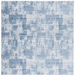 Amelia 700 Amelia 786 Contemporary Power Loomed 75% Polypropylene 25% Shrink Polyester Rug Ivory / Blue