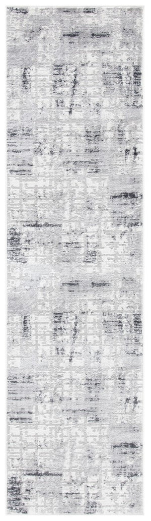 Amelia 700 Amelia 786 Contemporary Power Loomed 75% Polypropylene 25% Shrink Polyester Rug Grey / Charcoal