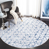 Amelia 700 Amelia 792 Contemporary Power Loomed 75% Polypropylene 25% Shrink Polyester Rug Grey / Navy