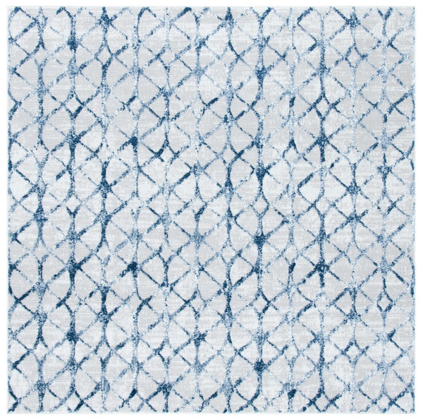 Amelia 700 Amelia 792 Contemporary Power Loomed 75% Polypropylene 25% Shrink Polyester Rug Grey / Navy