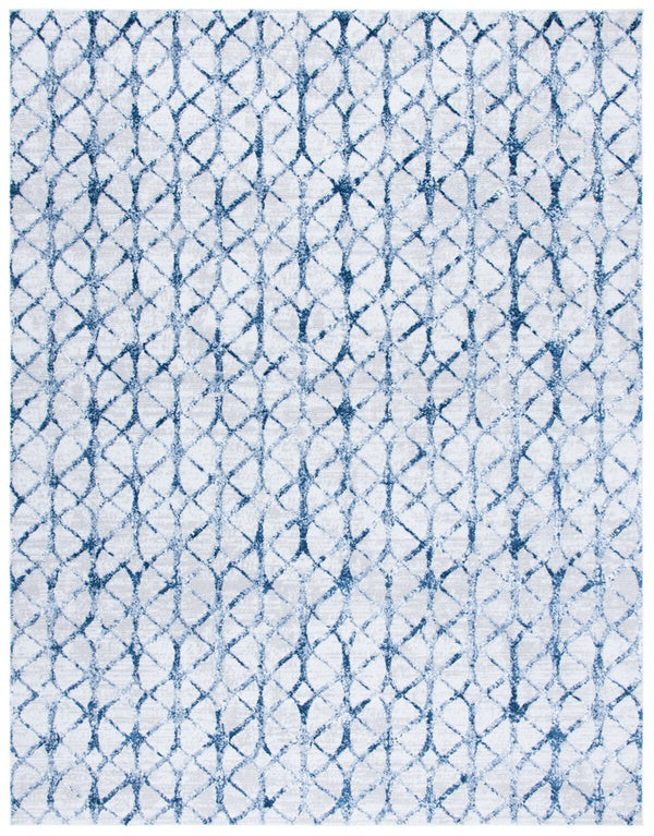 Amelia 700 Amelia 792 Contemporary Power Loomed 75% Polypropylene 25% Shrink Polyester Rug Grey / Navy