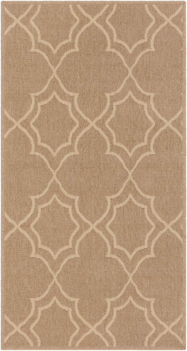 Alfresco ALF-9587 Cottage Olefin Rug ALF9587-89129 Camel, Cream 100% Olefin 8'10" x 12'10"