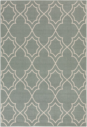 Alfresco ALF-9589 Cottage Olefin Rug ALF9589-89129 Sage, Cream 100% Olefin 8'10" x 12'10"