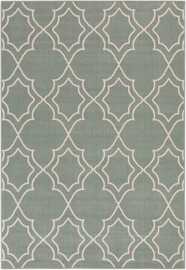 Alfresco ALF-9589 Cottage Olefin Rug ALF9589-89129 Sage, Cream 100% Olefin 8'10" x 12'10"