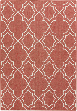Alfresco ALF-9591 Cottage Olefin Rug ALF9591-89129 Rust, Cream 100% Olefin 8'10" x 12'10"