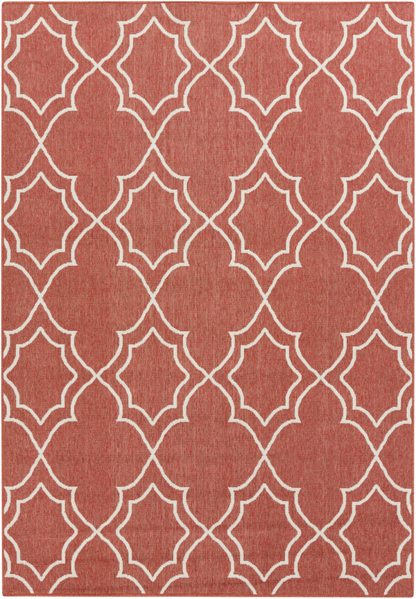 Alfresco ALF-9591 Cottage Olefin Rug ALF9591-89129 Rust, Cream 100% Olefin 8'10" x 12'10"