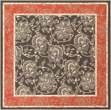 Alfresco ALF-9592 Traditional Olefin Rug ALF9592-89SQ Black, Rust, Cream, Camel 100% Olefin 8'10" Square