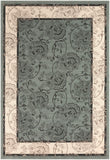 Alfresco ALF-9594 Traditional Olefin Rug ALF9594-76109 Sage, Cream, Black, Camel 100% Olefin 7'3" x 10'6"