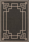 Alfresco ALF-9630 Cottage Olefin Rug ALF9630-5376 Black, Camel, Cream 100% Olefin 5'3" x 7'7"