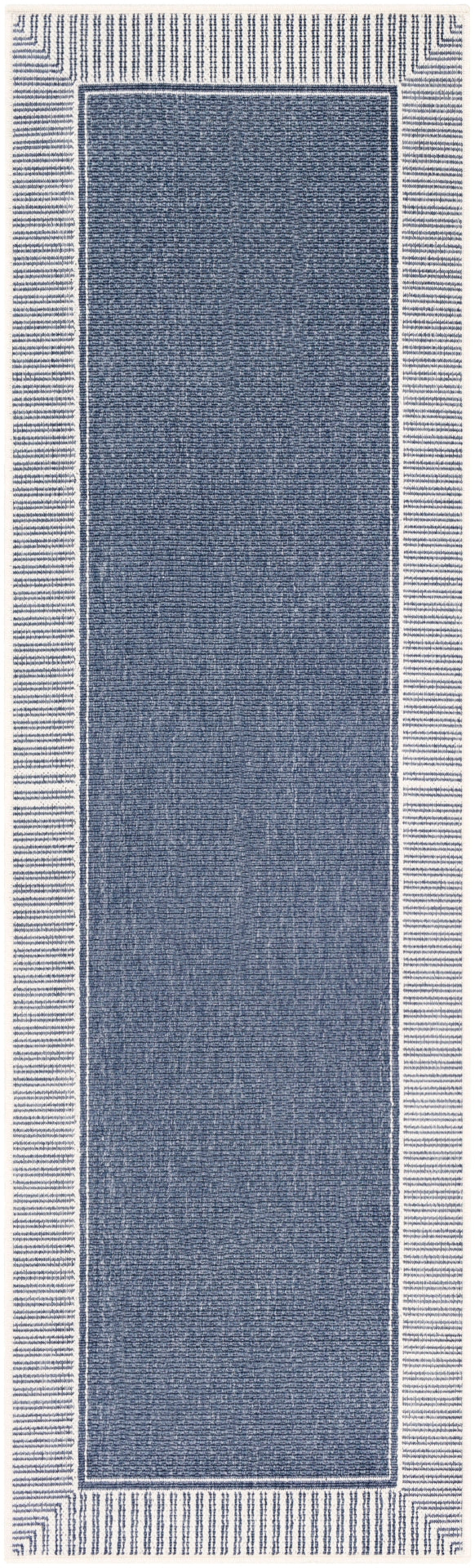 Alfresco ALF-9682 Cottage Olefin Rug ALF9682-2379 Charcoal, White 100% Olefin 2'5" x 7'10"