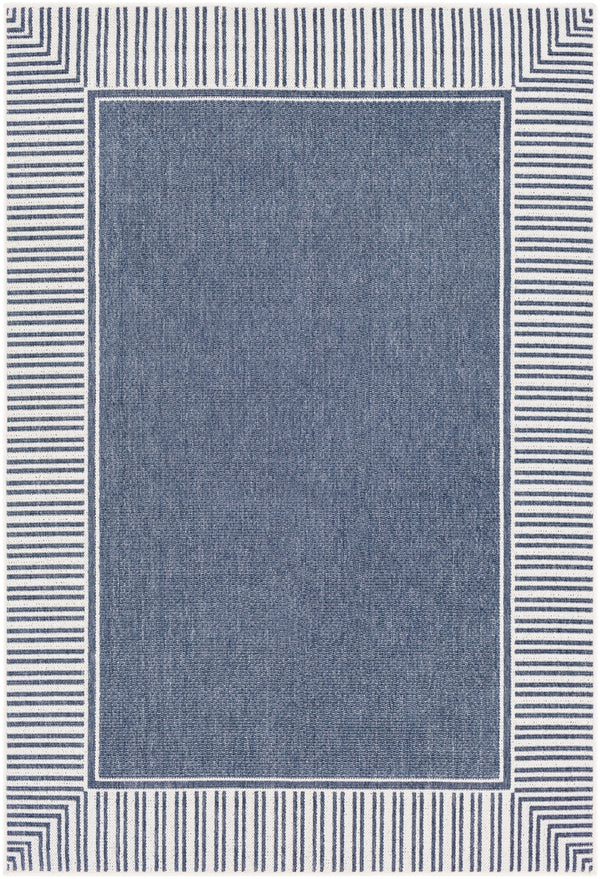 Alfresco ALF-9682 Cottage Olefin Rug ALF9682-89129 Charcoal, White 100% Olefin 8'10" x 12'10"