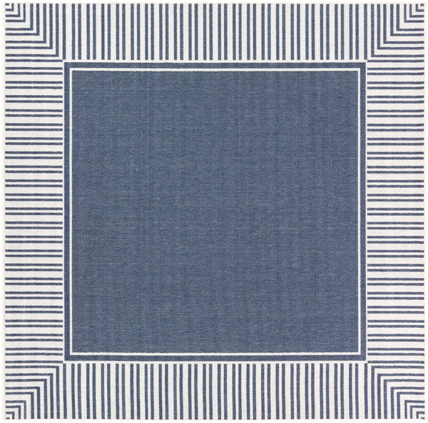 Alfresco ALF-9682 Cottage Olefin Rug ALF9682-89SQ Charcoal, White 100% Olefin 8'10" Square