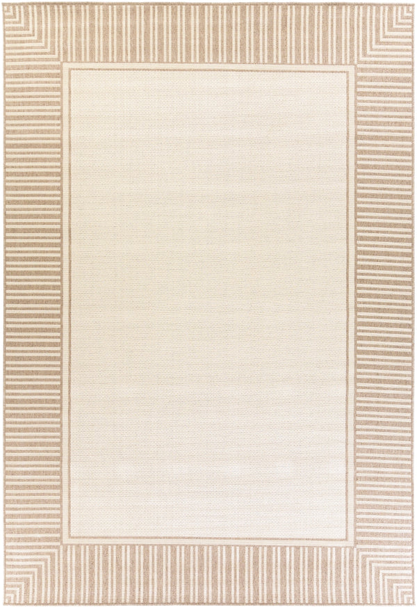 Alfresco ALF-9685 Cottage Olefin Rug ALF9685-76109 Camel, Cream 100% Olefin 7'3" x 10'6"