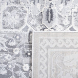 Alhambra 600 Alhambra 610 Traditional Power Loomed 60% Polypropylene, 40% Shrink Poly Rug Cream / Grey