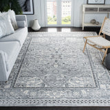 Alhambra 600 Alhambra 610 Traditional Power Loomed 60% Polypropylene, 40% Shrink Poly Rug Cream / Grey