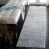 Alhambra 600 Alhambra 617 Traditional Power Loomed 60% Polypropylene, 40% Shrink Poly Rug Ivory / Blue