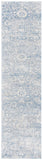 Alhambra 600 Alhambra 617 Traditional Power Loomed 60% Polypropylene, 40% Shrink Poly Rug Ivory / Blue