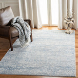 Alhambra 600 Alhambra 617 Traditional Power Loomed 60% Polypropylene, 40% Shrink Poly Rug Ivory / Blue