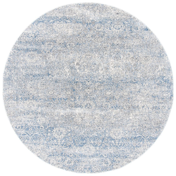 Alhambra 600 Alhambra 617 Traditional Power Loomed 60% Polypropylene, 40% Shrink Poly Rug Ivory / Blue