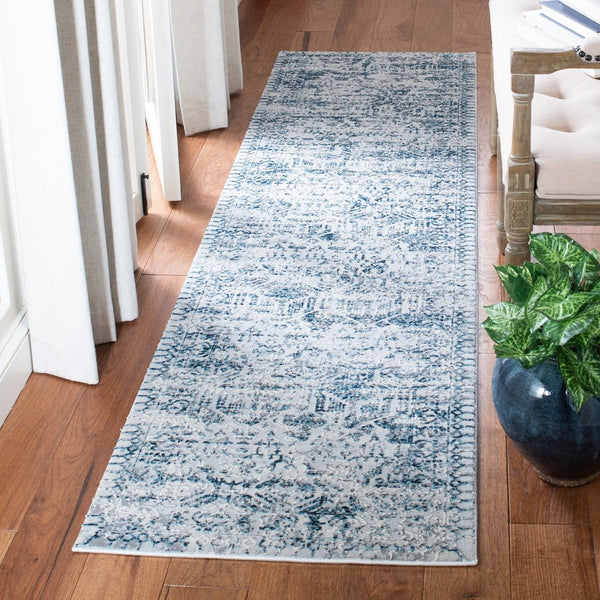 Alhambra 600 Alhambra 625 Traditional Power Loomed 60% Polypropylene, 40% Shrink Poly Rug Cream / Turquoise
