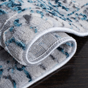 Alhambra 600 Alhambra 625 Traditional Power Loomed 60% Polypropylene, 40% Shrink Poly Rug Cream / Turquoise