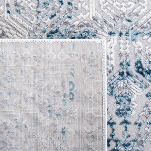 Alhambra 600 Alhambra 625 Traditional Power Loomed 60% Polypropylene, 40% Shrink Poly Rug Cream / Turquoise