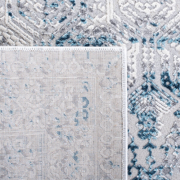 Alhambra 600 Alhambra 625 Traditional Power Loomed 60% Polypropylene, 40% Shrink Poly Rug Cream / Turquoise