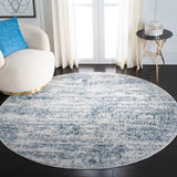 Alhambra 600 Alhambra 625 Traditional Power Loomed 60% Polypropylene, 40% Shrink Poly Rug Cream / Turquoise