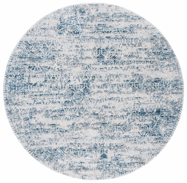 Alhambra 600 Alhambra 625 Traditional Power Loomed 60% Polypropylene, 40% Shrink Poly Rug Cream / Turquoise