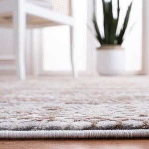 Alhambra 600 Alhambra 625 Traditional Power Loomed 60% Polypropylene, 40% Shrink Poly Rug Grey / Brown