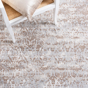 Alhambra 600 Alhambra 625 Traditional Power Loomed 60% Polypropylene, 40% Shrink Poly Rug Grey / Brown