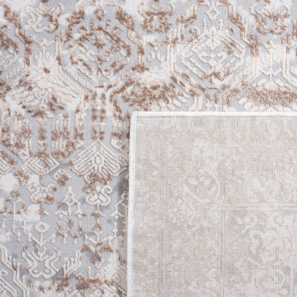 Alhambra 600 Alhambra 625 Traditional Power Loomed 60% Polypropylene, 40% Shrink Poly Rug Grey / Brown